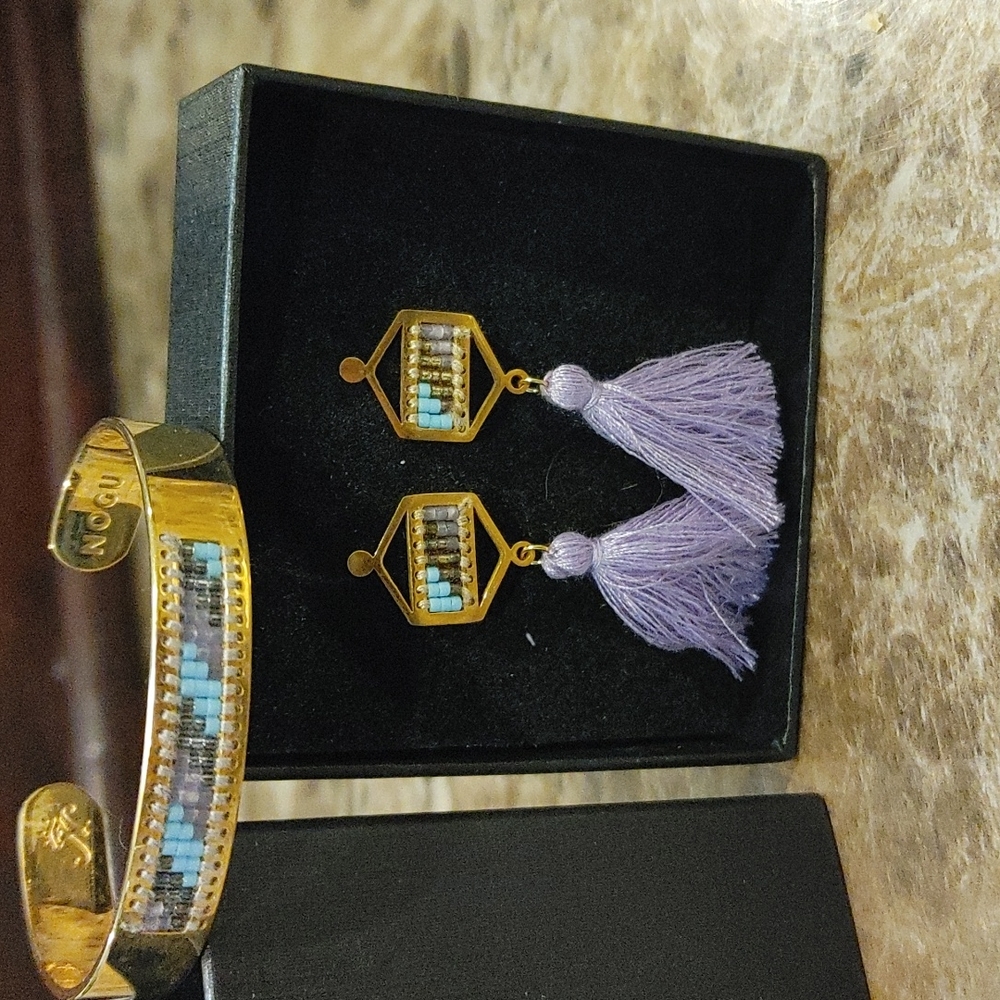 Joseph Nogucci NIB BOHO Chic earring and bracelet set